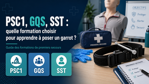 PSC1, GQS, SST : quelle formation choisir pour apprendre à poser un garrot ?