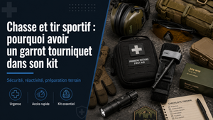 Chasse et tir sportif : pourquoi avoir un garrot tourniquet dans son kit