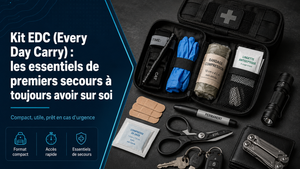 Kit EDC (Every Day Carry) : les essentiels de premiers secours à toujours avoir sur soi