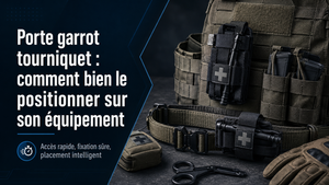 Porte garrot tourniquet : comment bien le positionner sur son équipement